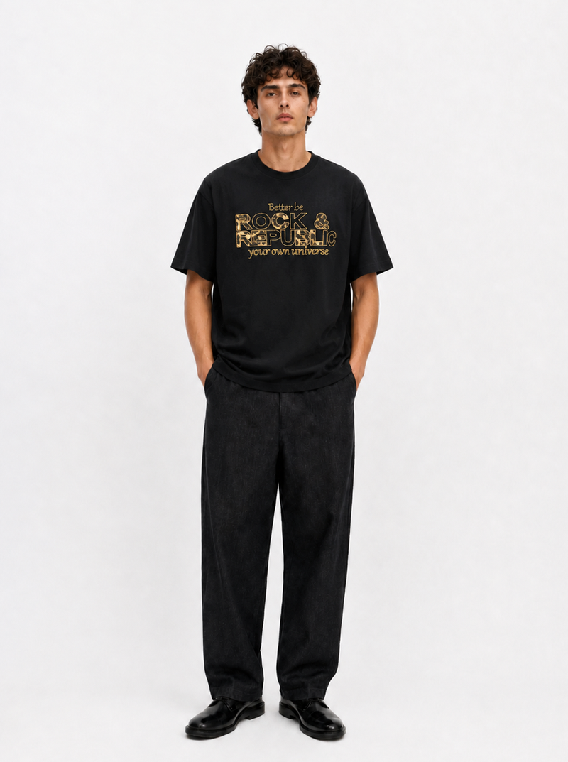 Gold Rock Graphic Relaxed T-Shirt