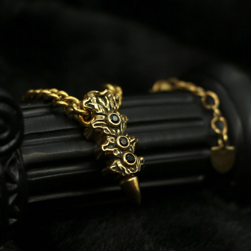 Raven Claw Spike Chain Necklace