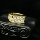 Cubic Zirconia Pavé Signet Ring