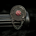 RR Vinyl Record Chain Brooch