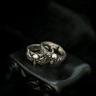 Winged Skull Couple Rings