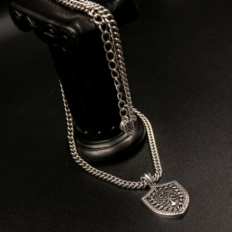 Aureus Shield Crest Chain Necklace