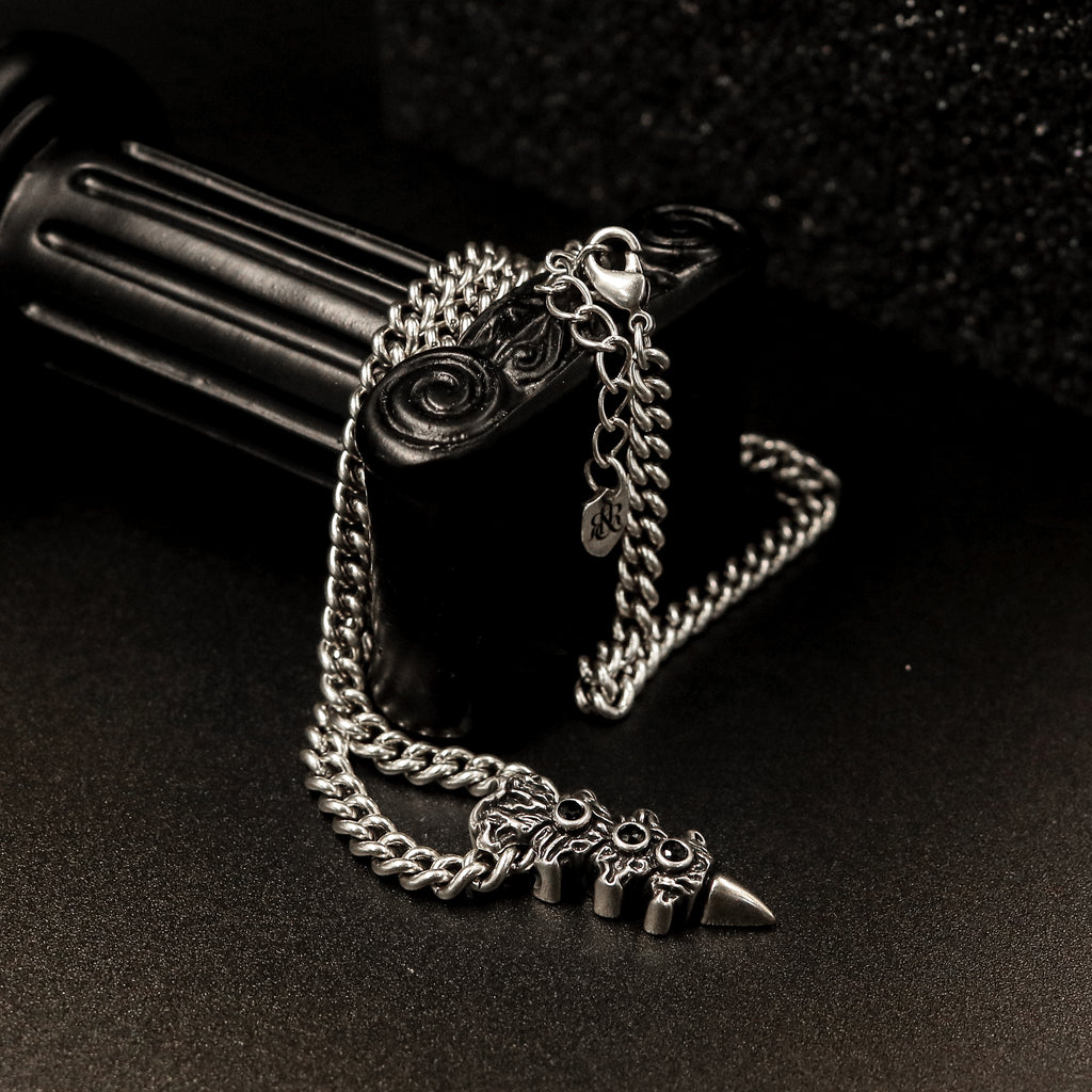 Raven Claw Spike Chain Necklace