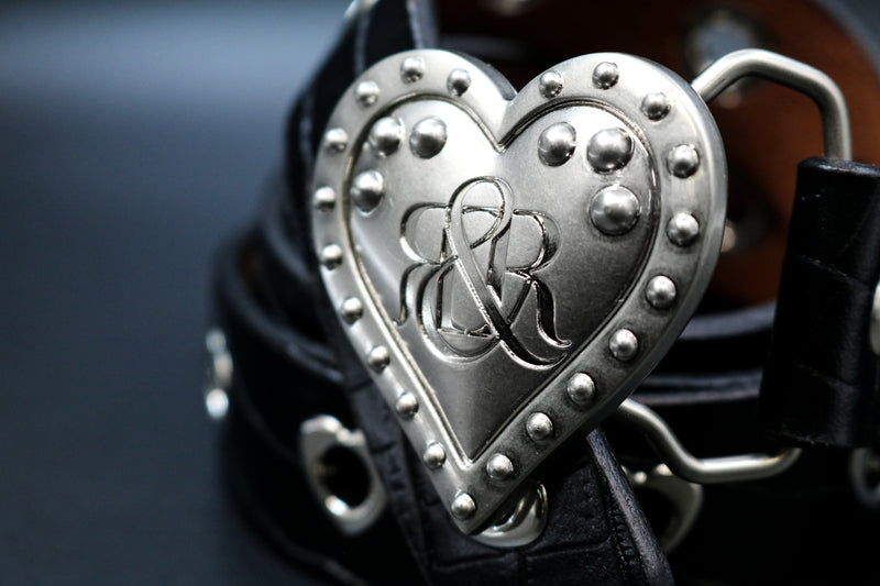 Heart Logo Eyelet Belt