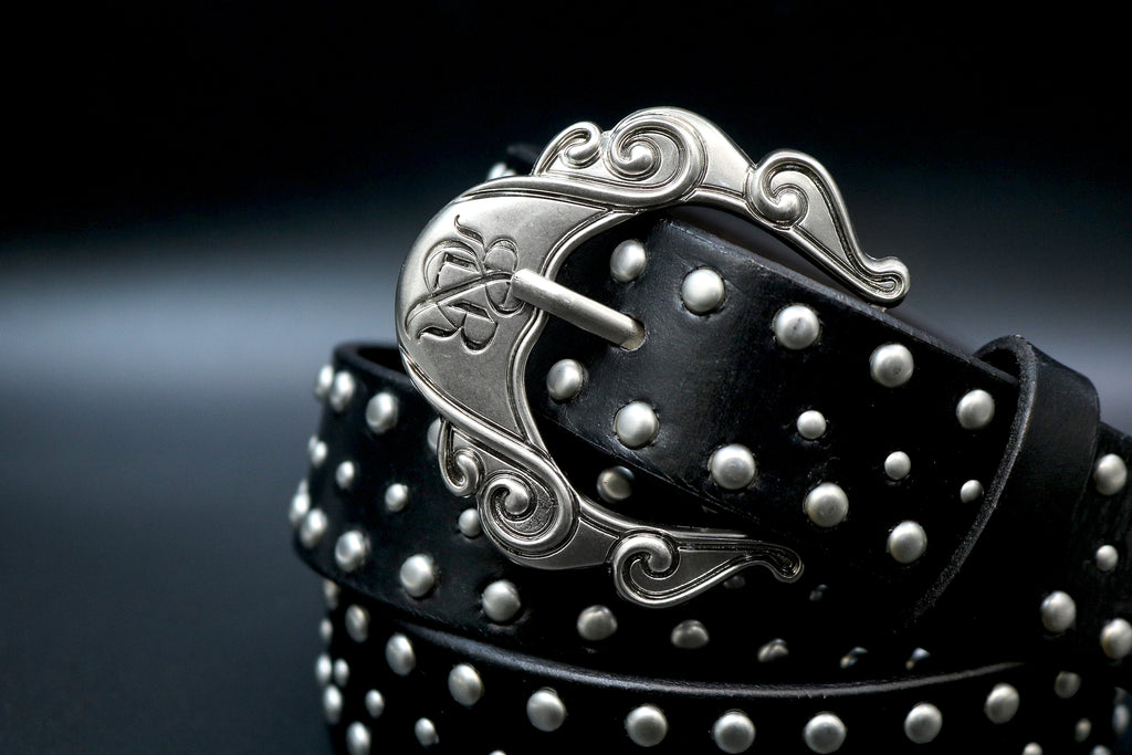 Studded Ornate Buckle Belt