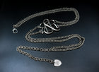Chain-Embellished Logo Plaque Belt