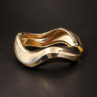 Sculptural Wave Cuff Wristband