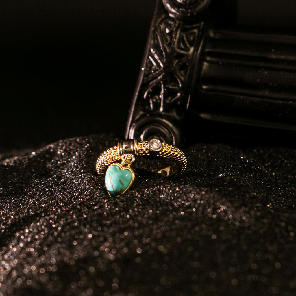 Heart Charm Ring