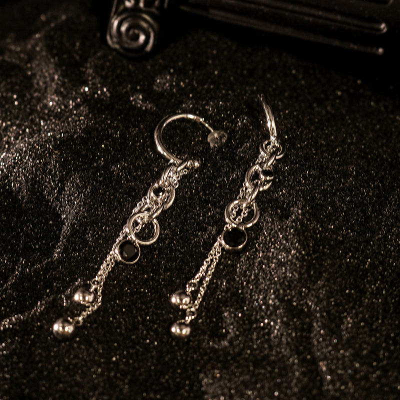Chain-Embellished Earrings