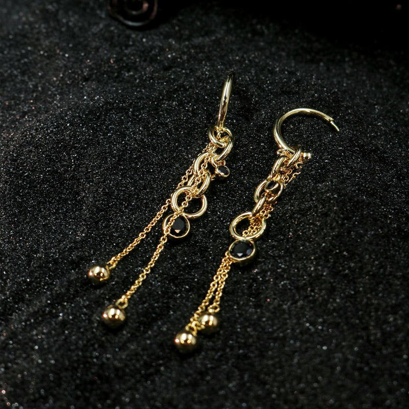 Chain-Embellished Earrings