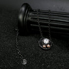 Celestial Cubic Zirconia Orbit Pendant Necklace