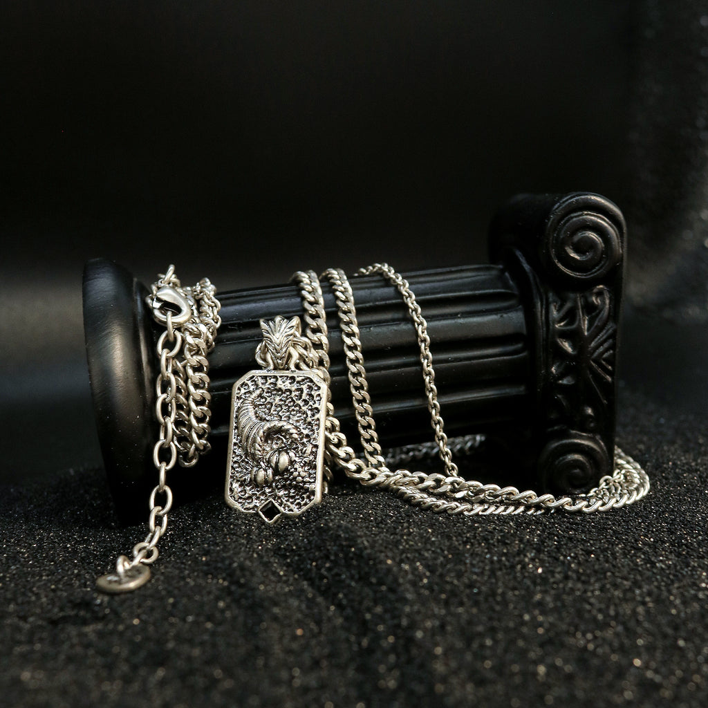 Heritage Tag Pendant Chain Necklace