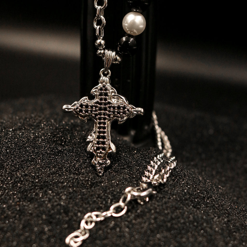 Embellished Cross Pendant Necklace