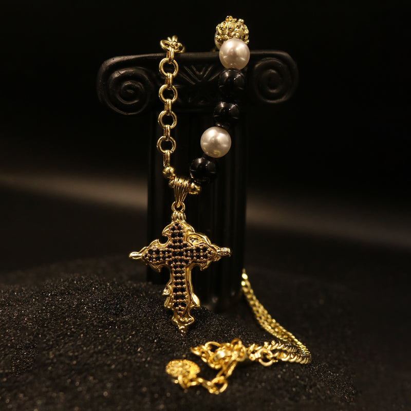 Embellished Cross Pendant Necklace
