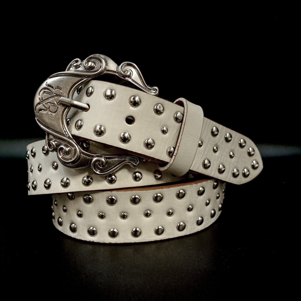 Studded Ornate Buckle Belt