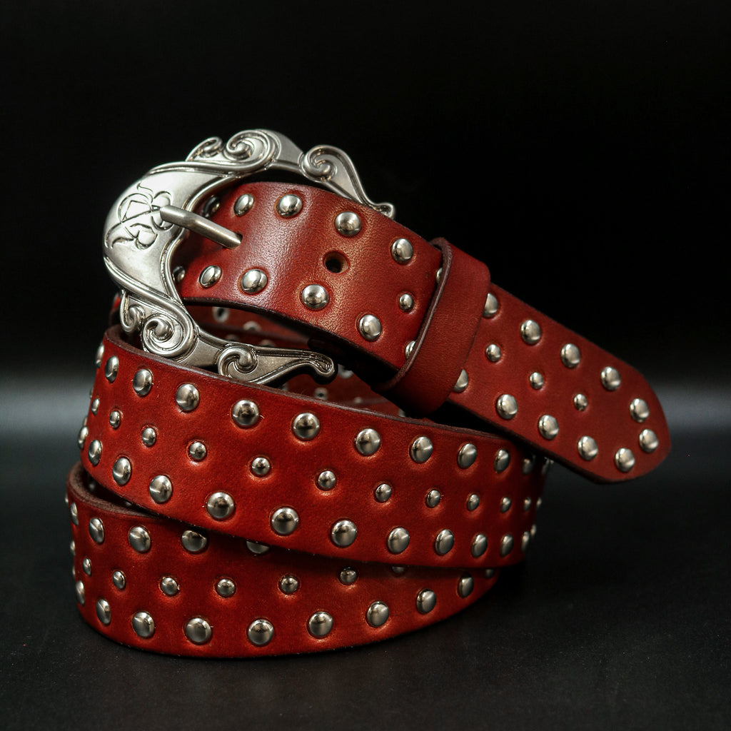 Studded Ornate Buckle Belt