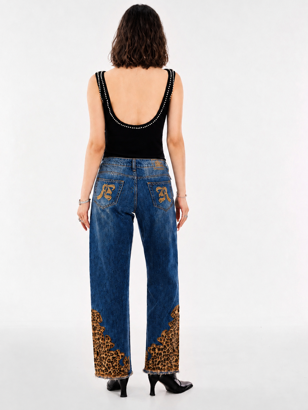 Kaia Paneled Straight Jean
