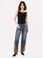 Kaia Paneled Straight Jean