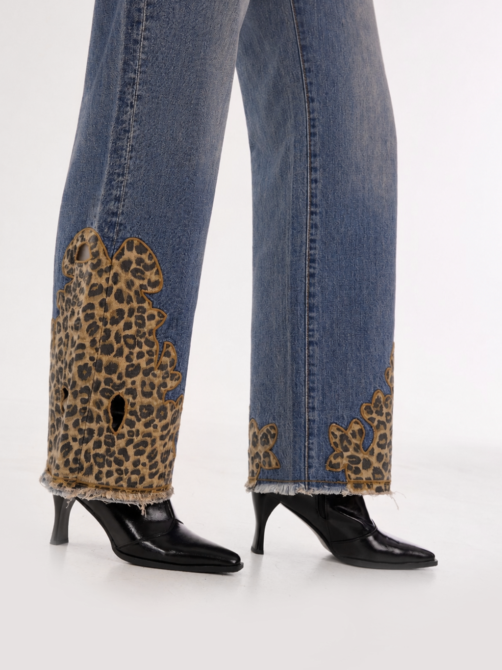 Kaia Paneled Straight Jean