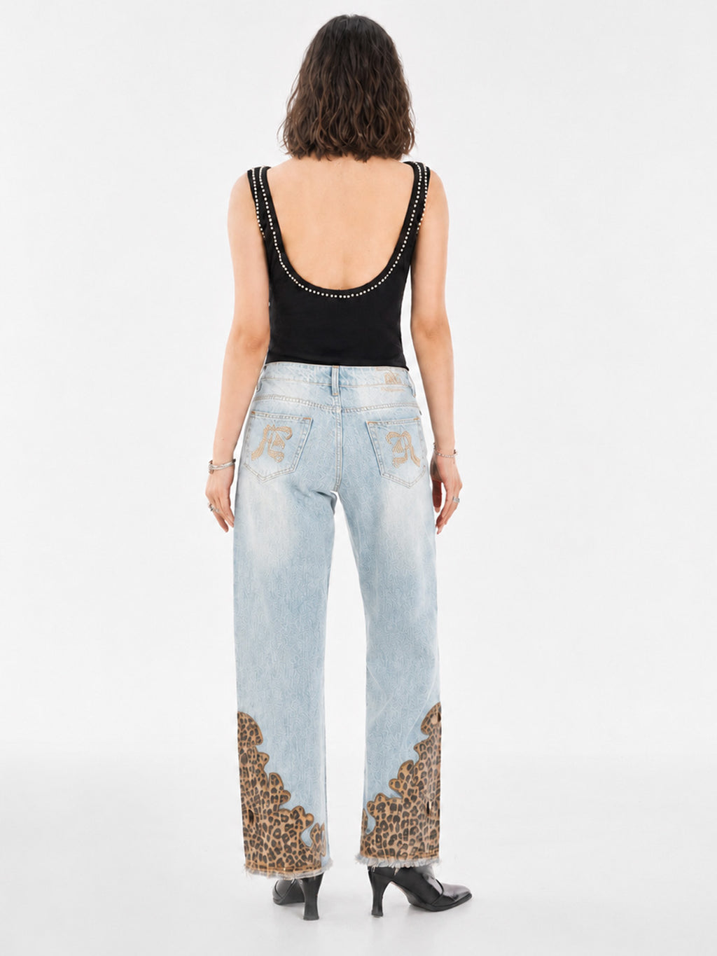 Kaia Paneled Straight Jean