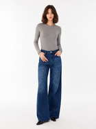 Kendall Leopard Fade Wide Leg Jean