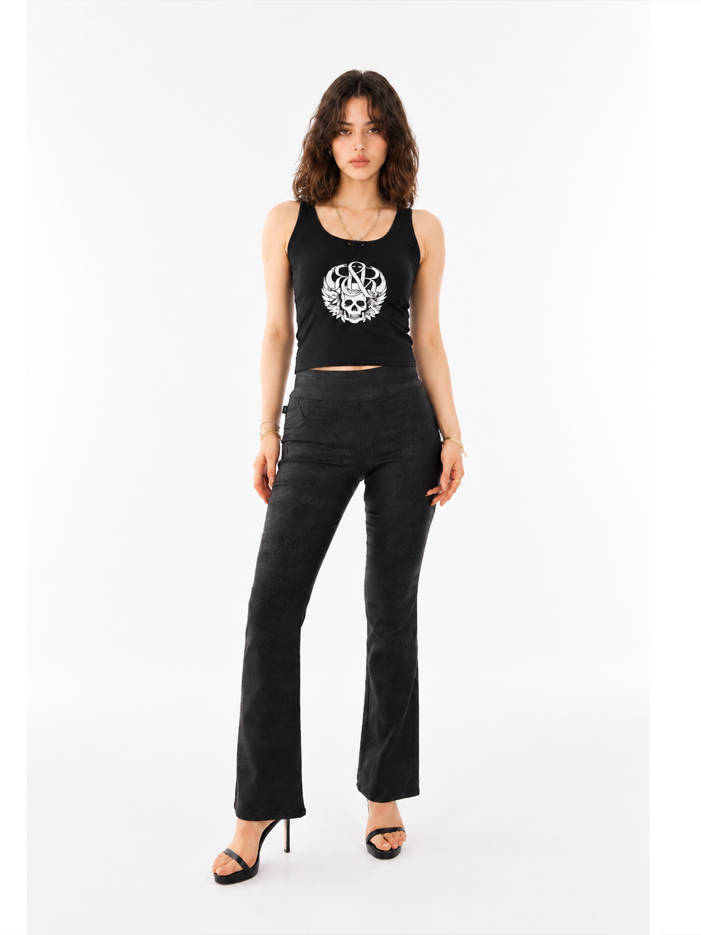 Berlin Coated Black Skinny Jean