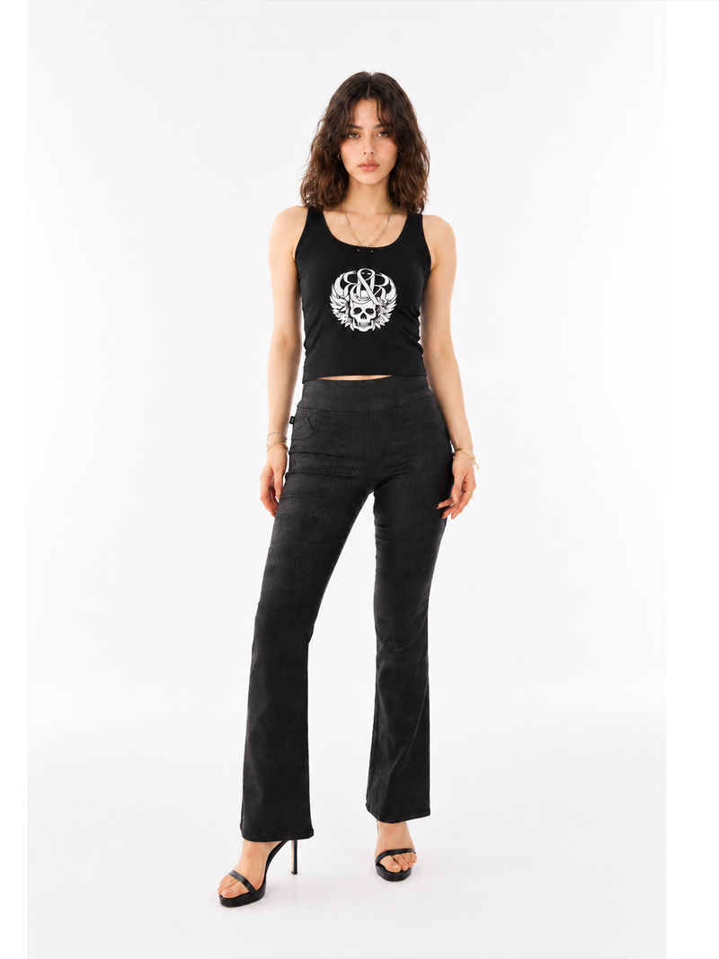 Berlin Coated Black Skinny Jean
