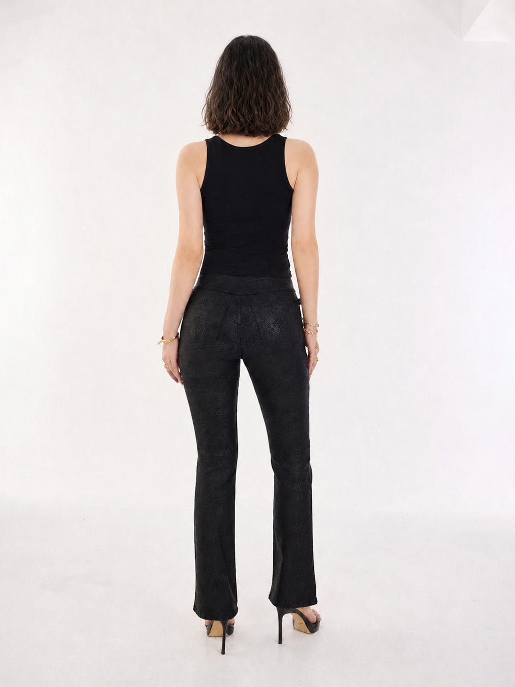 Berlin Coated Black Skinny Jean