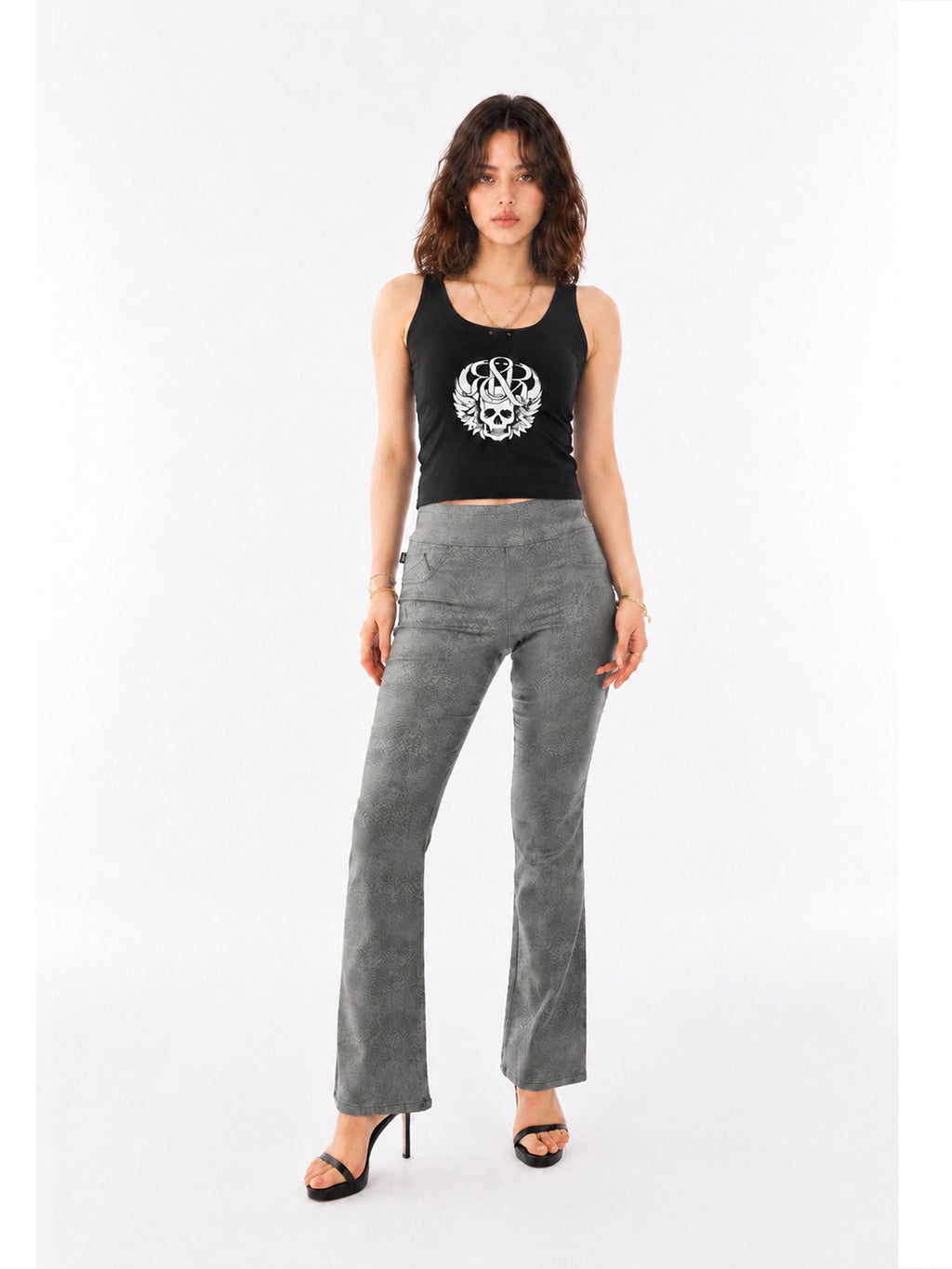 Berlin Coated Black Skinny Jean