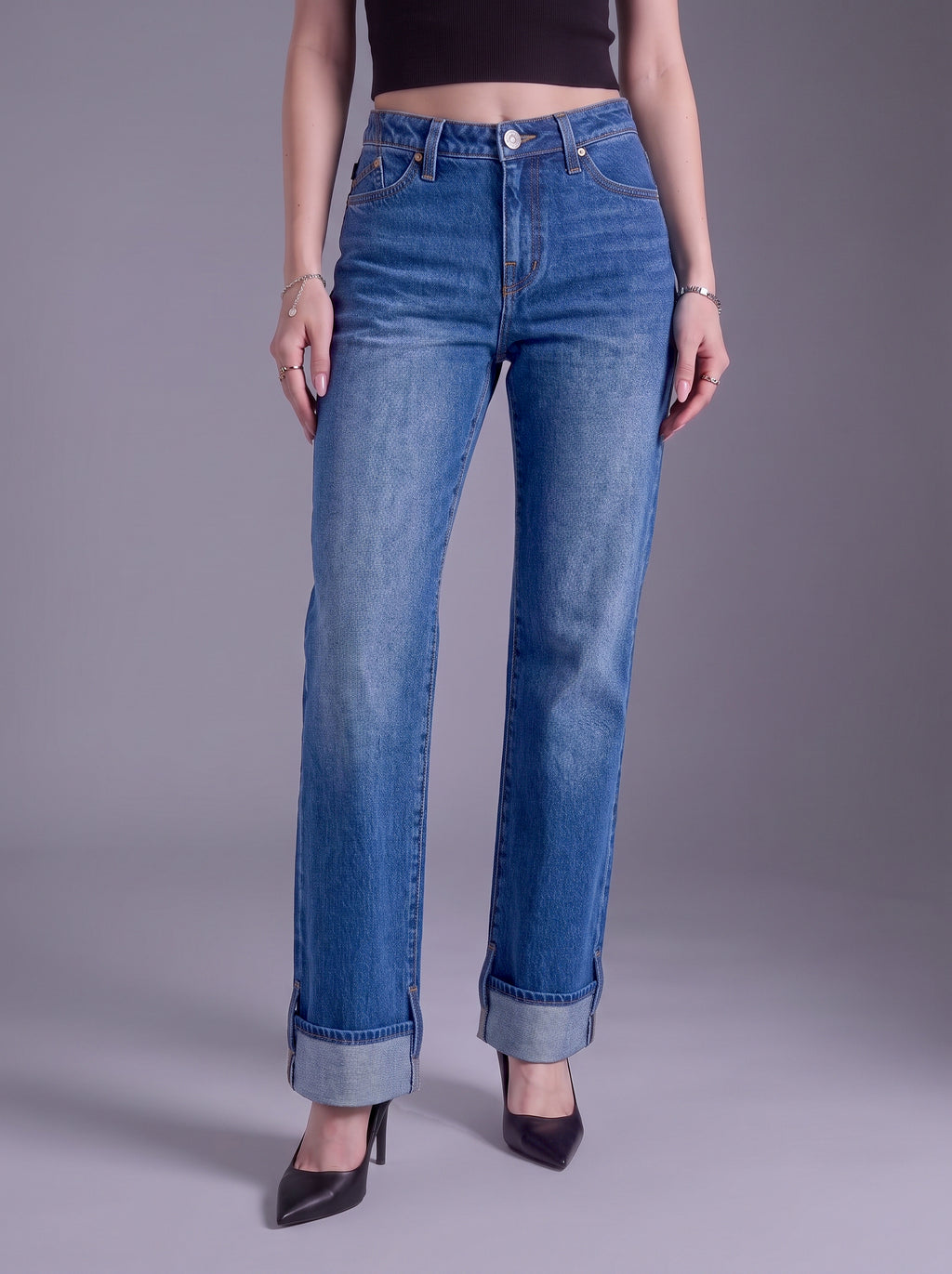 Kaia Gold R Straight Jean