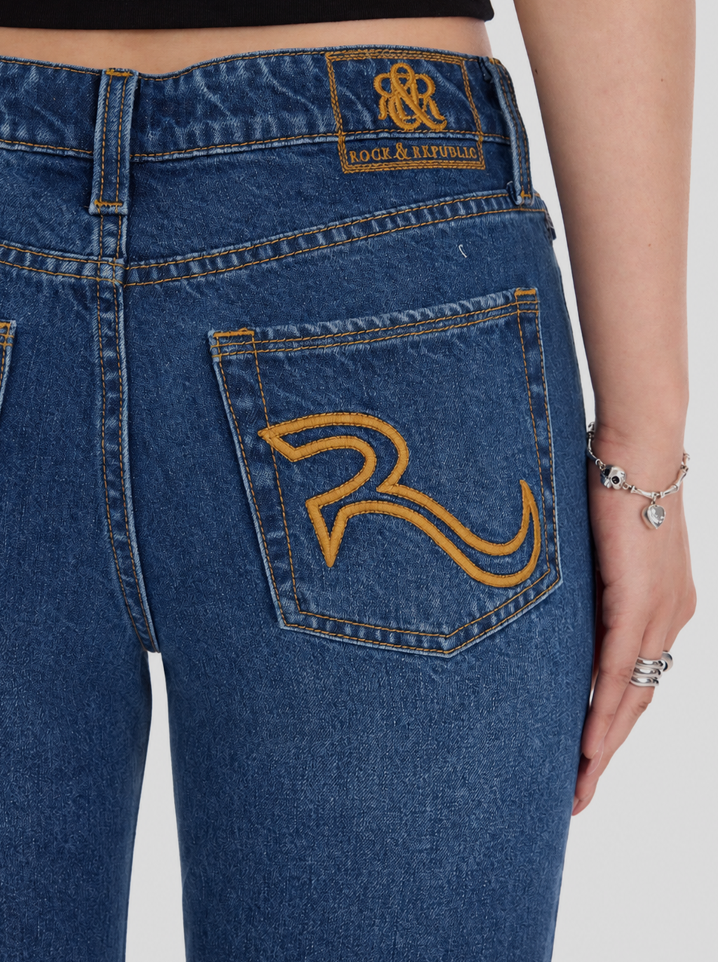 Kaia Gold R Straight Jean
