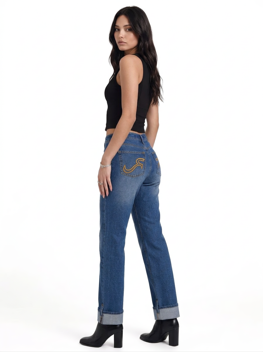 Kaia Gold R Straight Jean