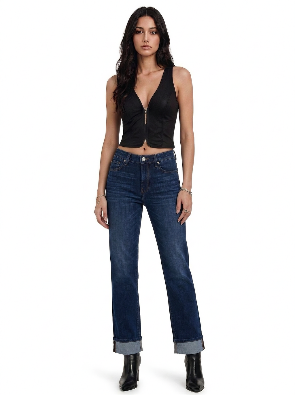 Kaia Gold R Straight Jean