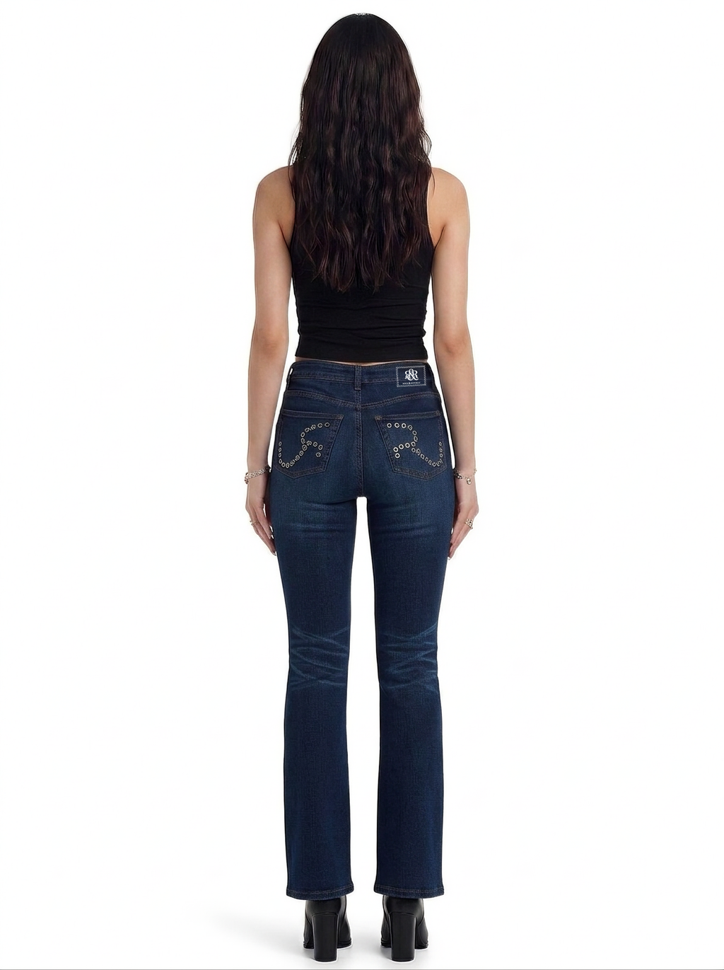Fever Chain Trim Bootcut Jean