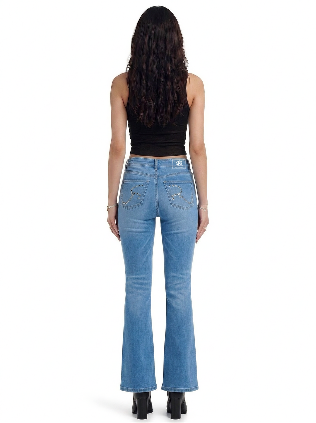 Fever Chain Trim Bootcut Jean