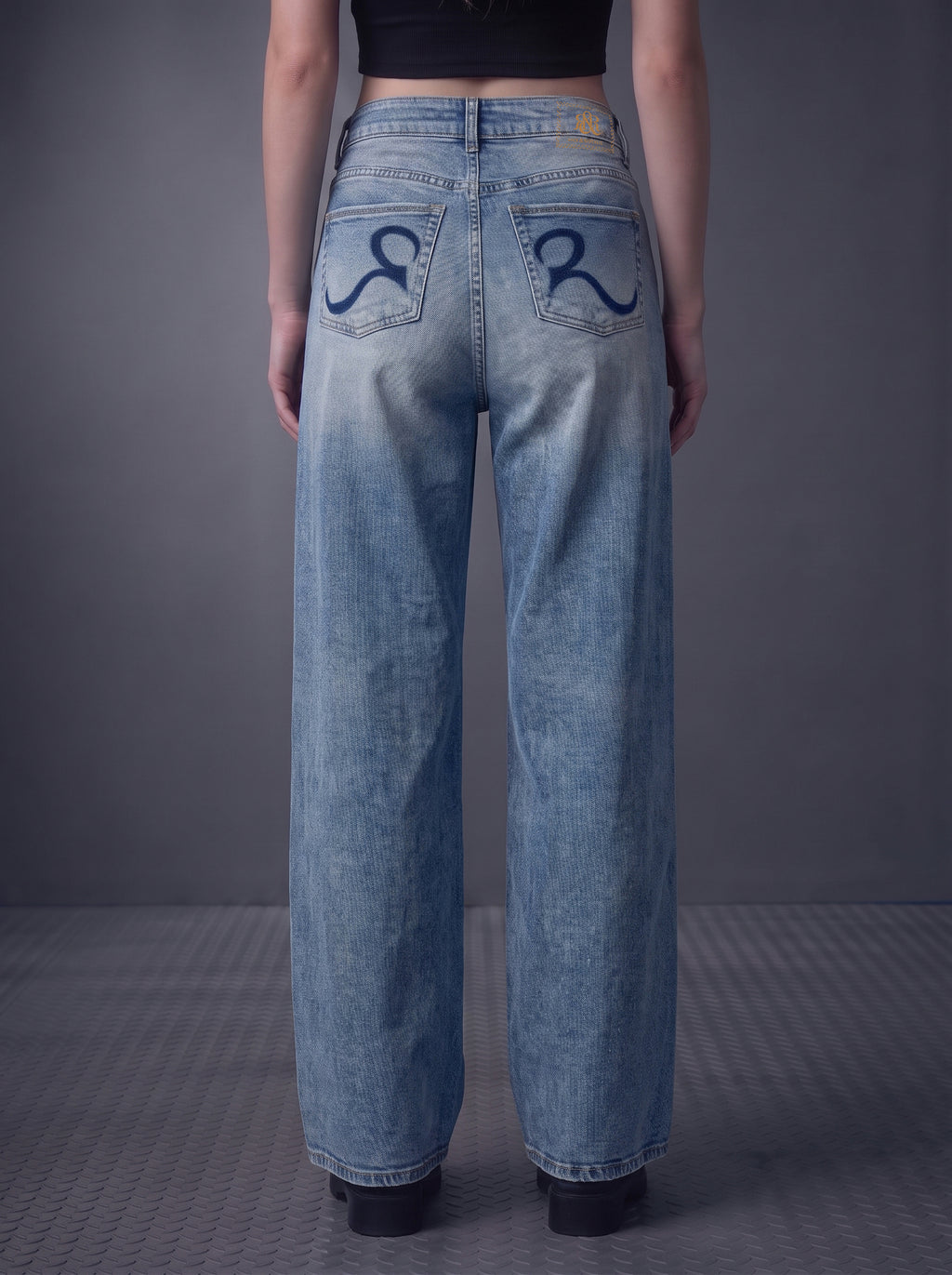 Kaia Blue R Straight Jean