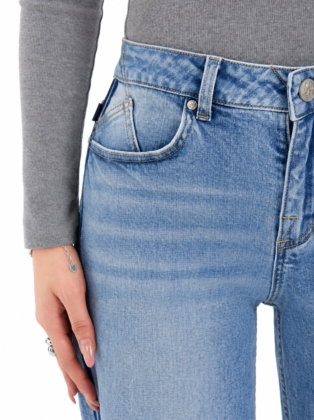 Kaia Blue R Straight Jean