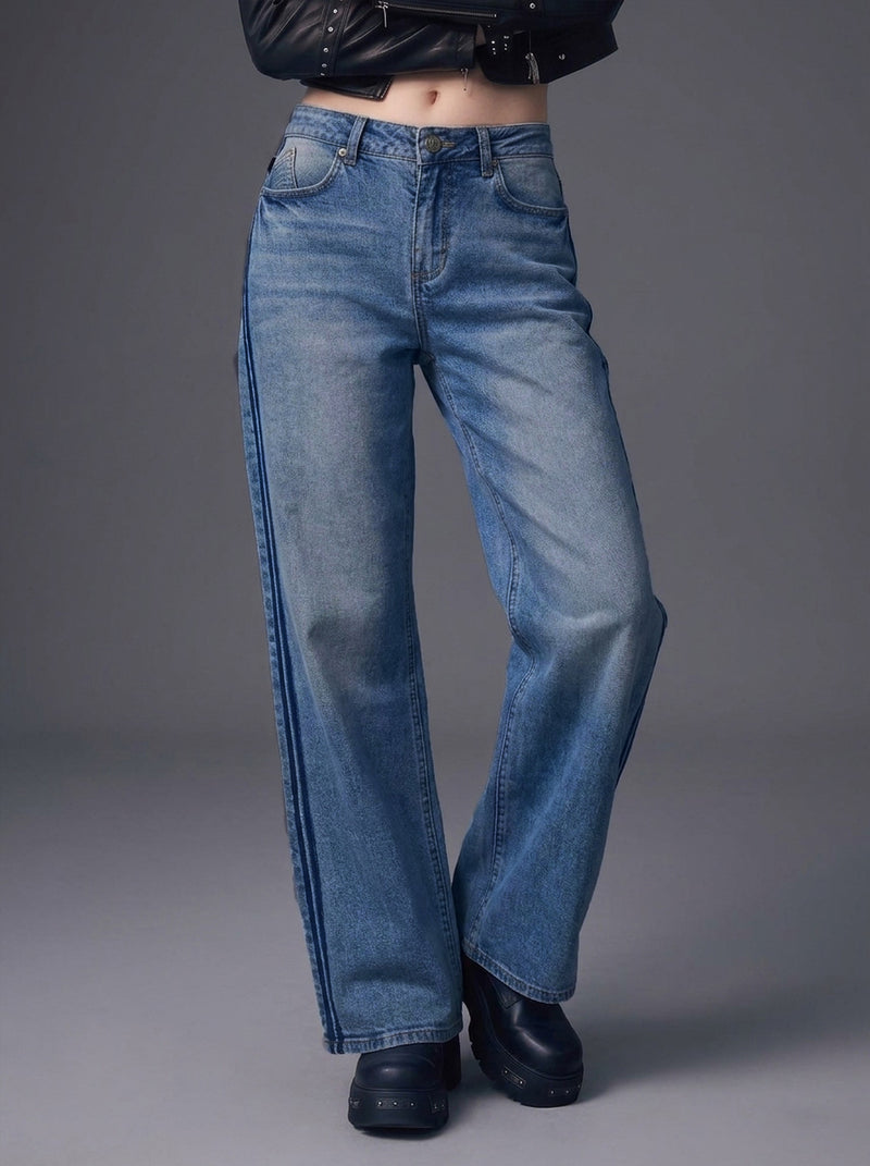 Kaia Blue R Straight Jean