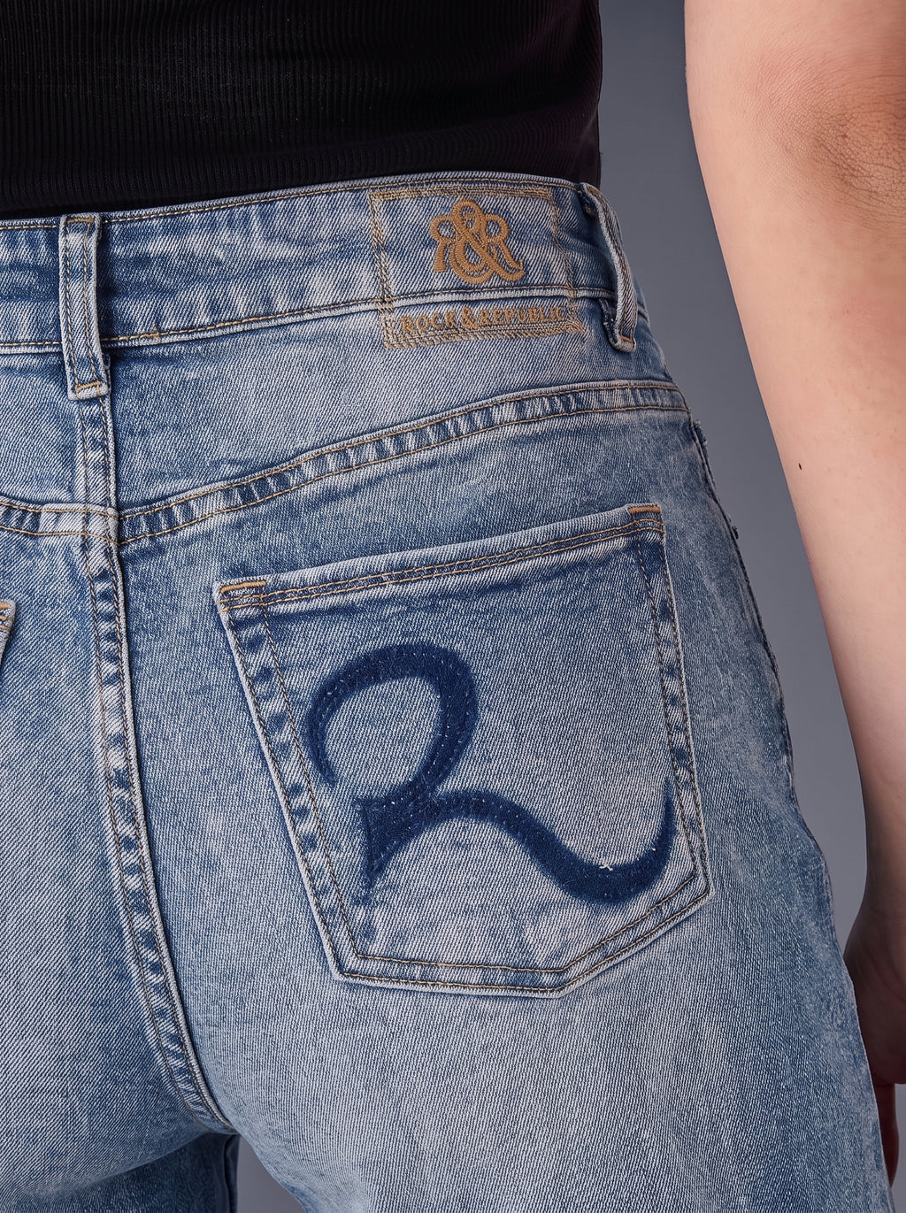 Kaia Blue R Straight Jean