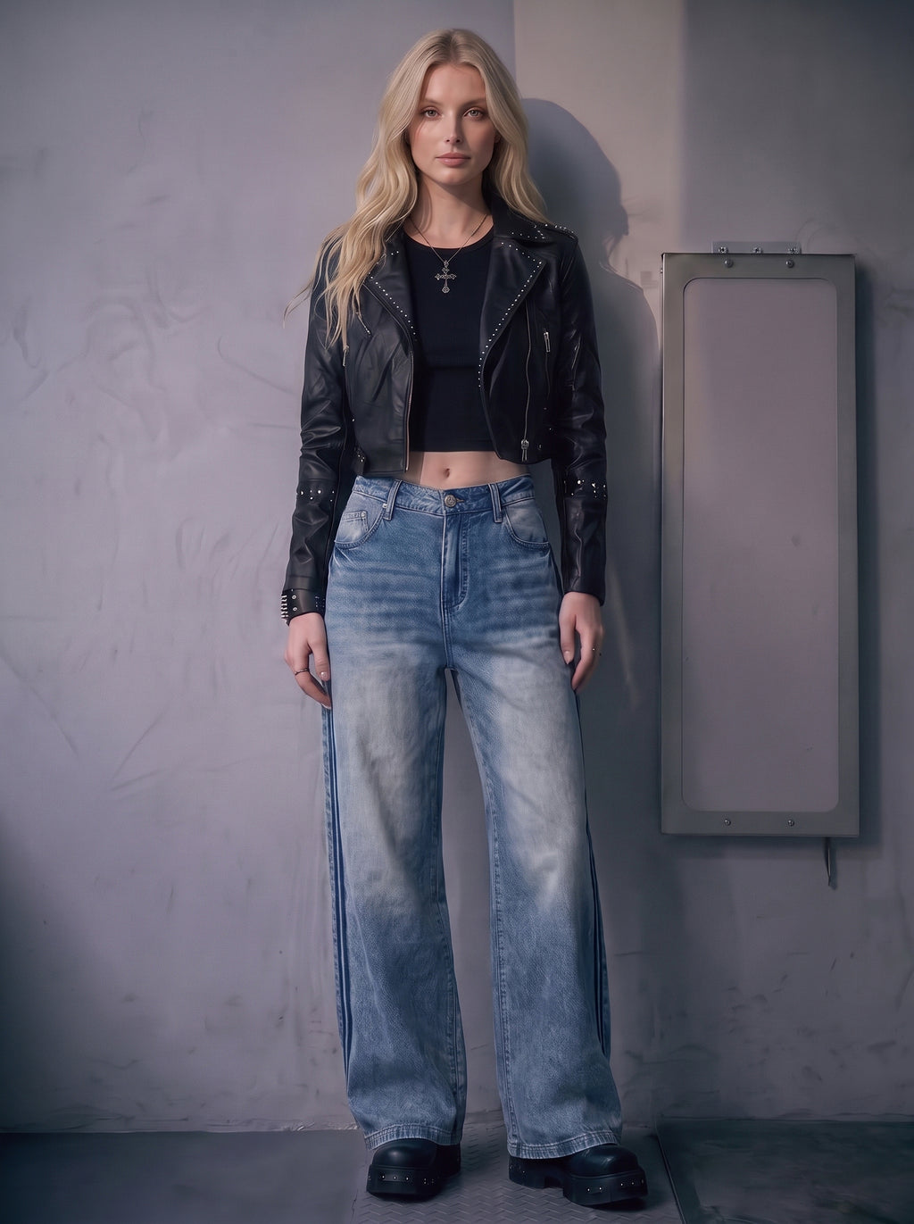 Kaia Blue R Straight Jean