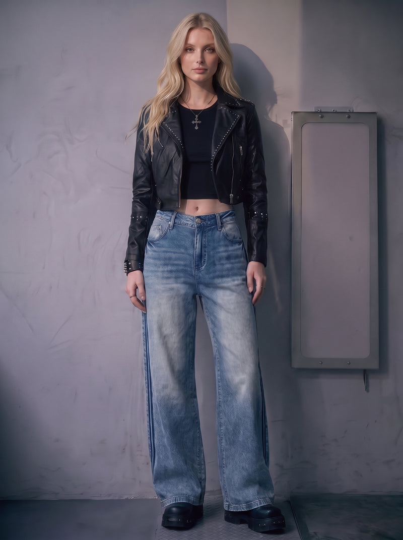 Kaia Blue R Straight Jean