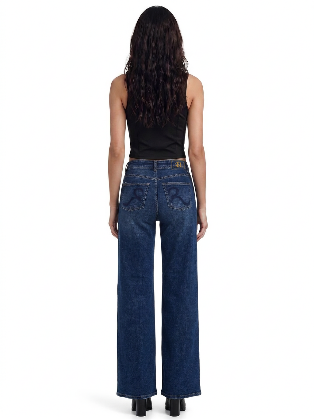 Kaia Tonal R Indigo Straight Jean