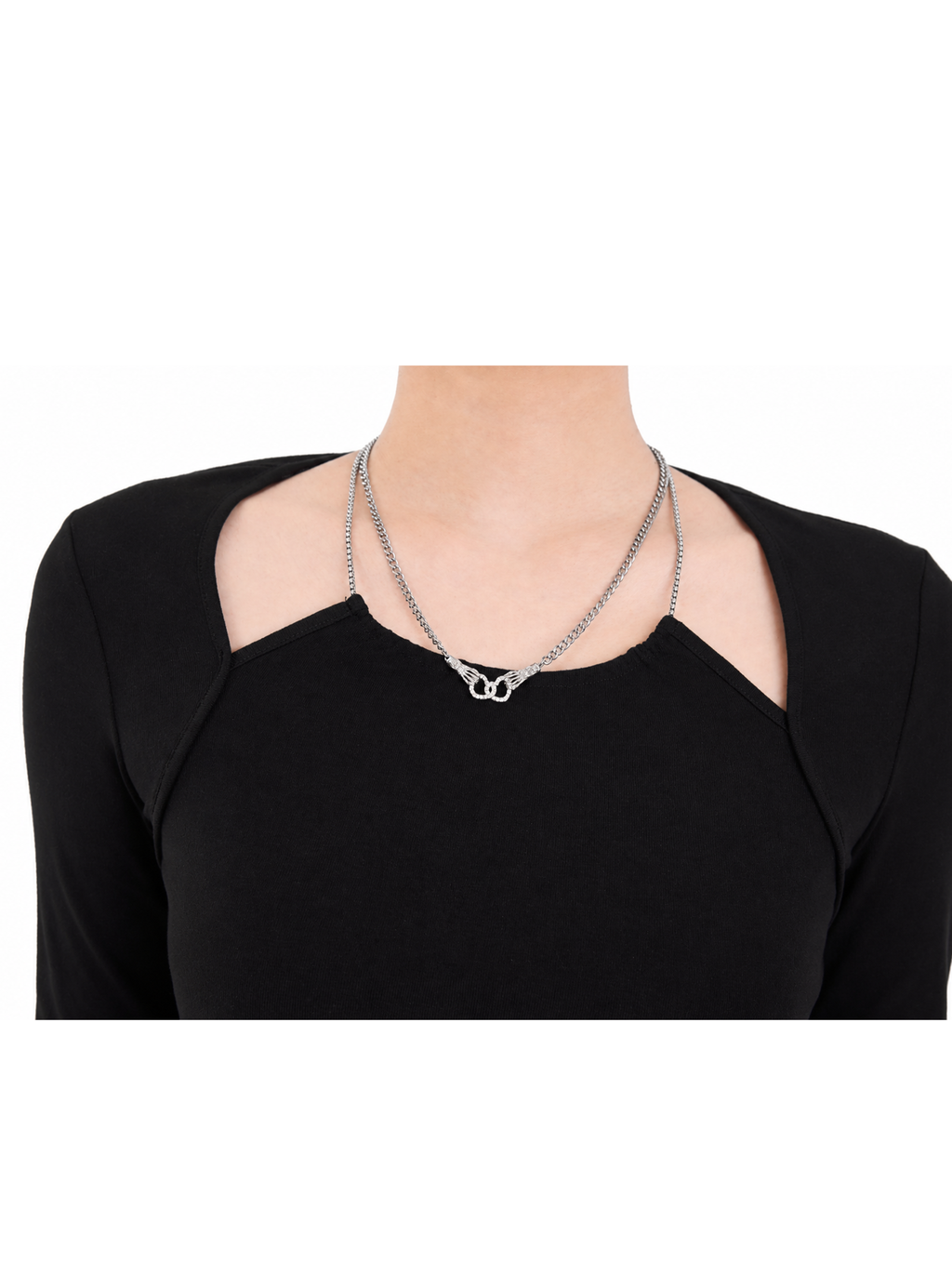 Asymmetric Wrap Fitted Top