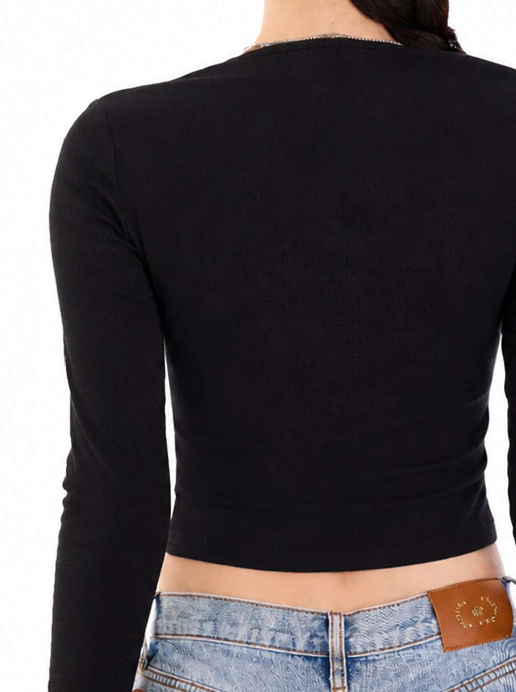 Asymmetric Wrap Fitted Top