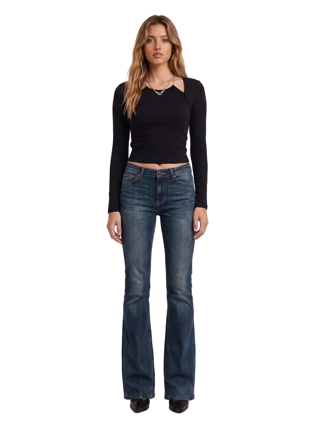 Asymmetric Wrap Fitted Top