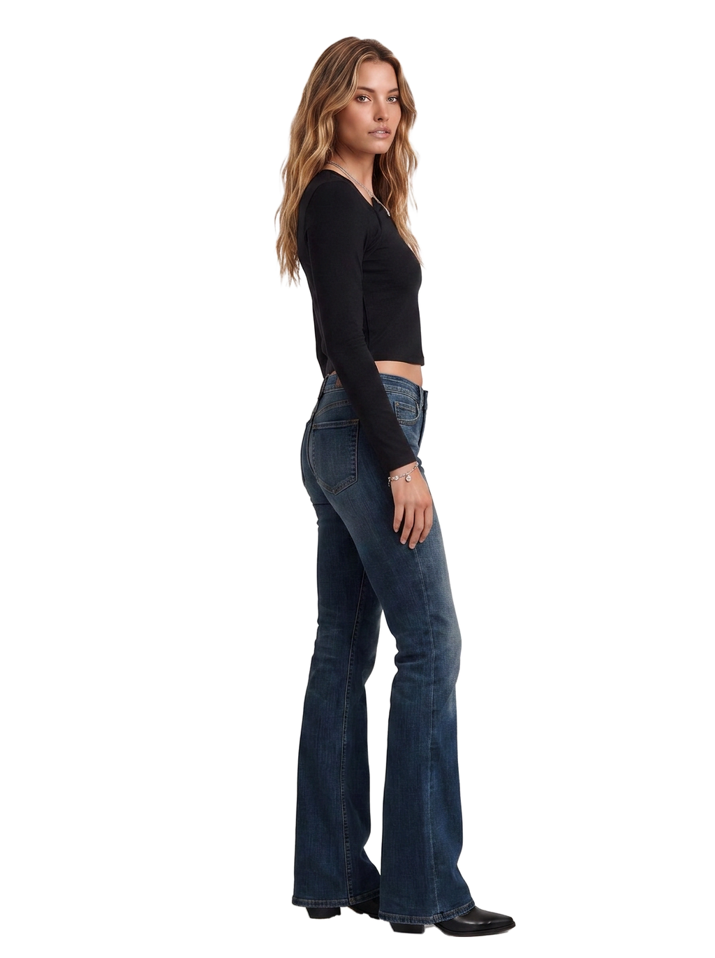 Asymmetric Wrap Fitted Top