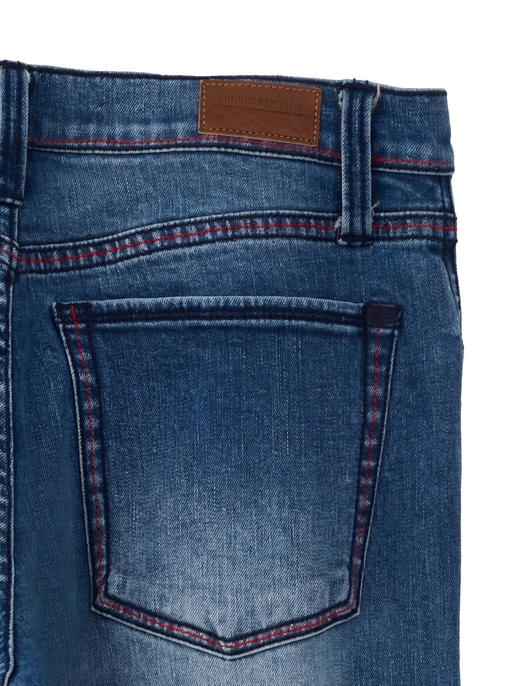 Neil Red Cross Patch Straight Jean