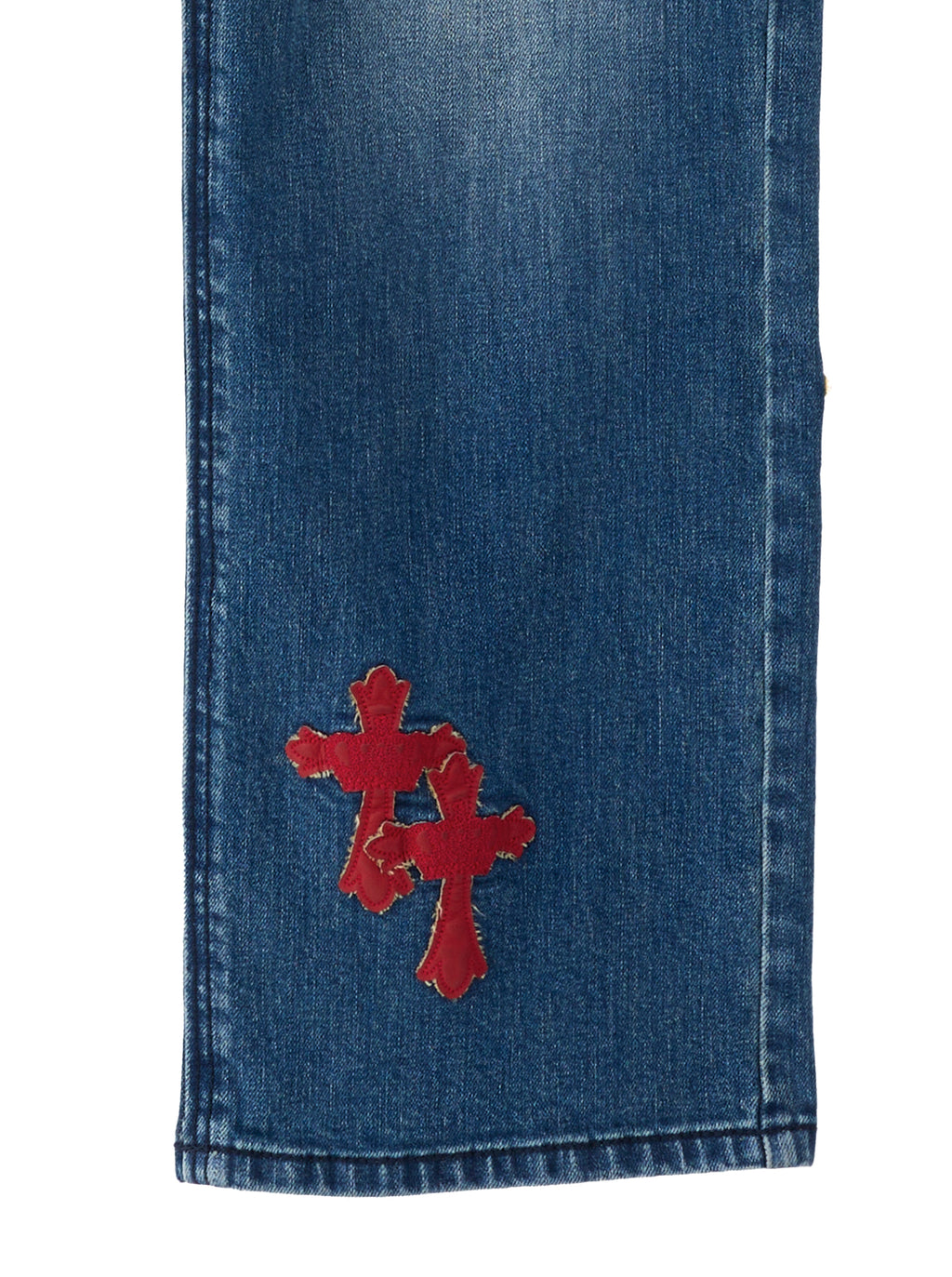 Neil Red Cross Patch Straight Jean