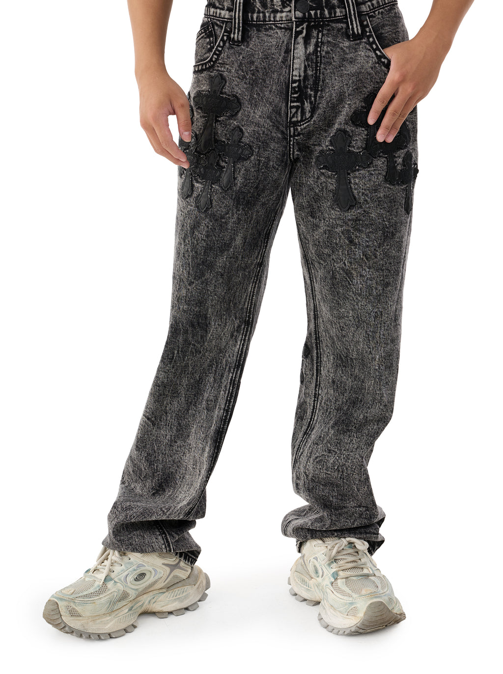 Neil Tonal Paisley Straight Jean