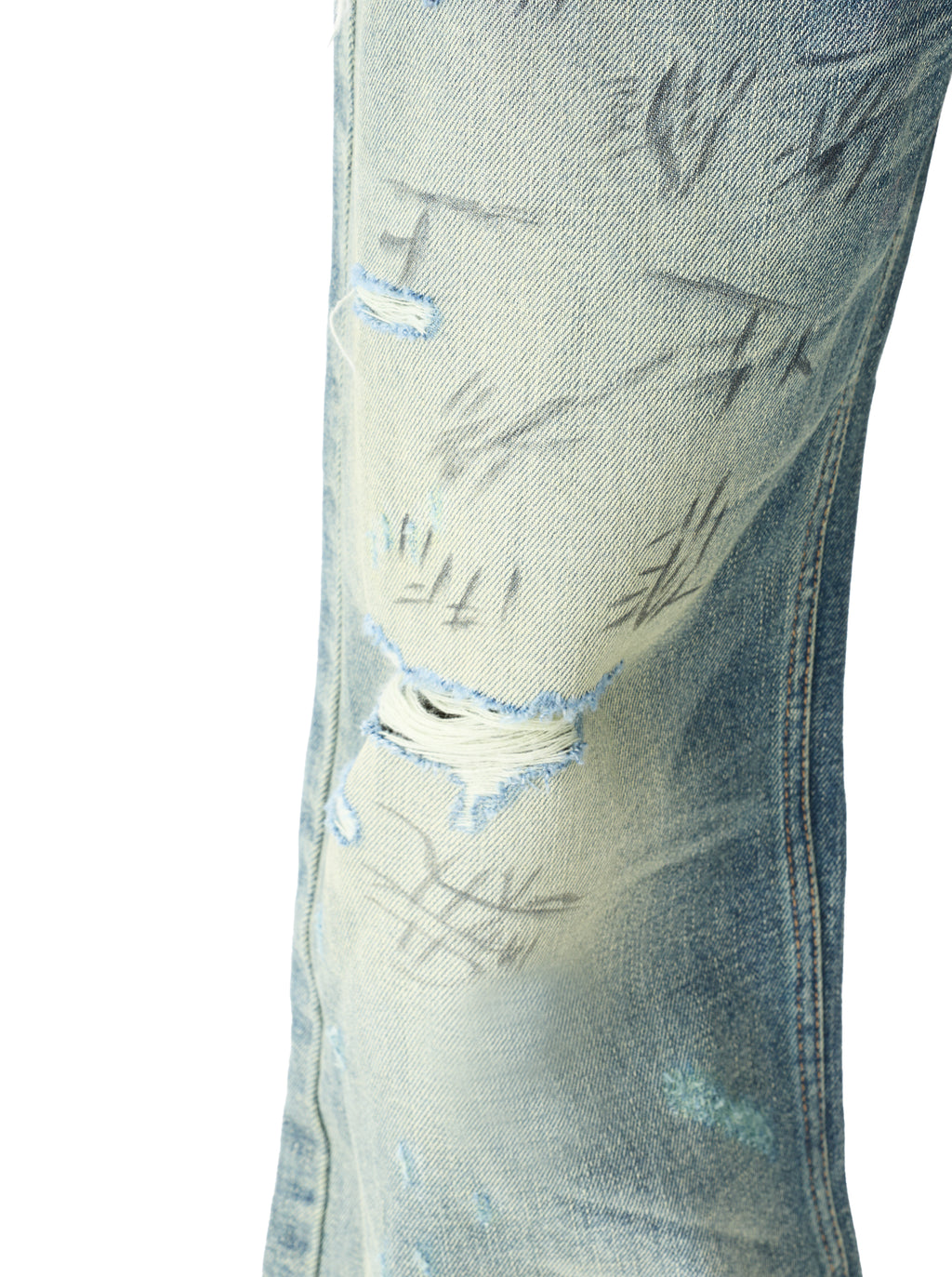 Neil Bleached Fade Straight Jean